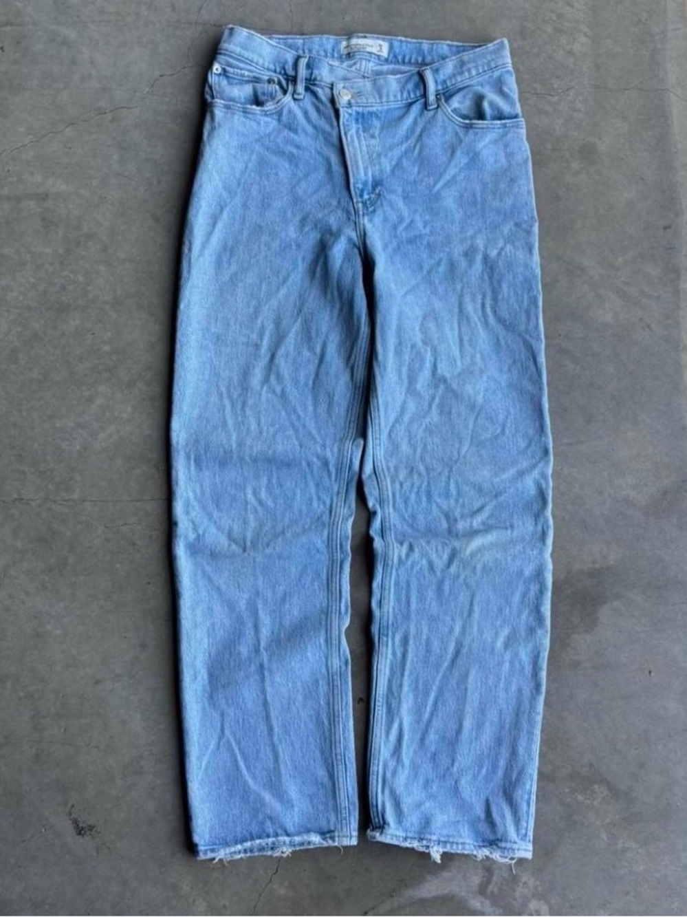 Abercrombie & Fitch Light Blue Woman’s Straight Jeans